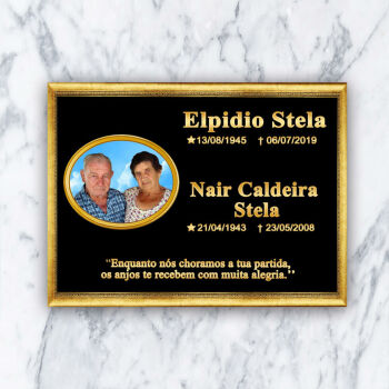 Imagem de Porcelana Retangular - (casal) - dourado